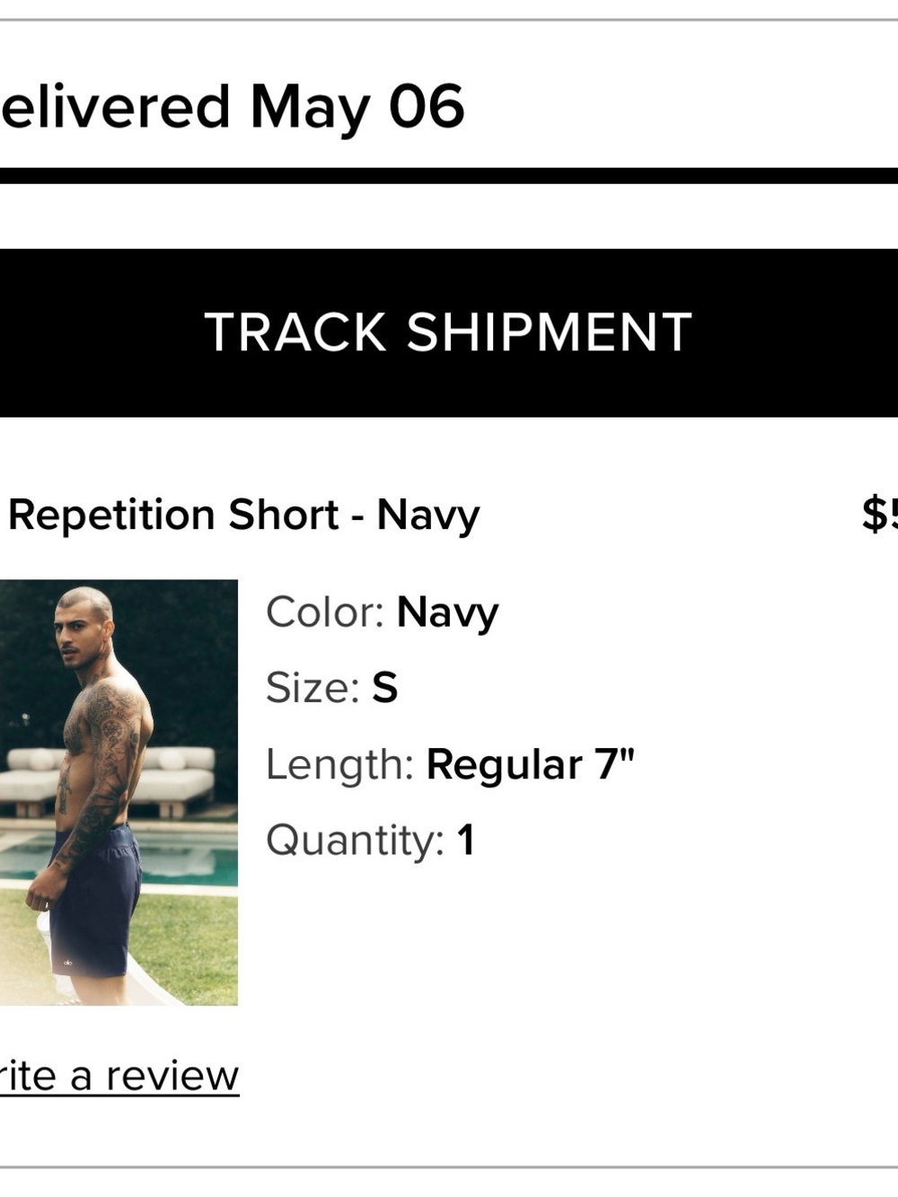 ALO Yoga Repetition Short - Navy